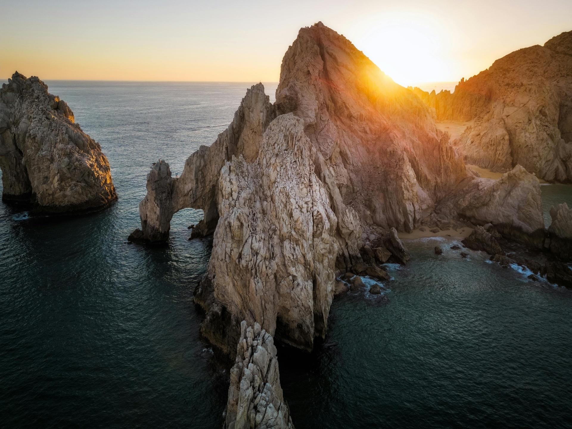 El Arco de Cabo San Lucas al atardecer